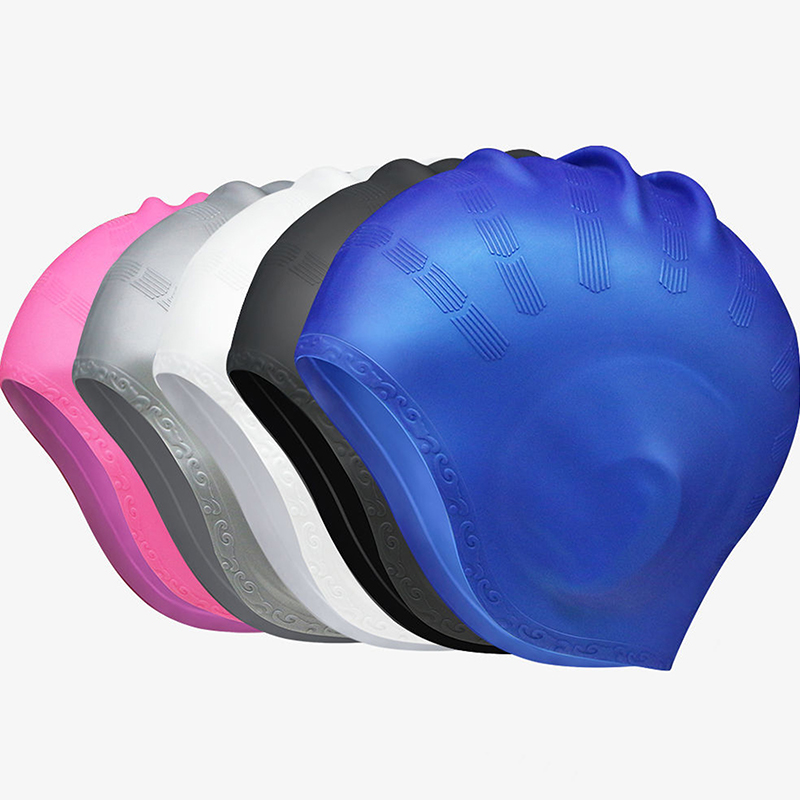 Swim Hat Silicone - 【F】Zwemkappen voor volwassenen, hoge elasticiteit, voor