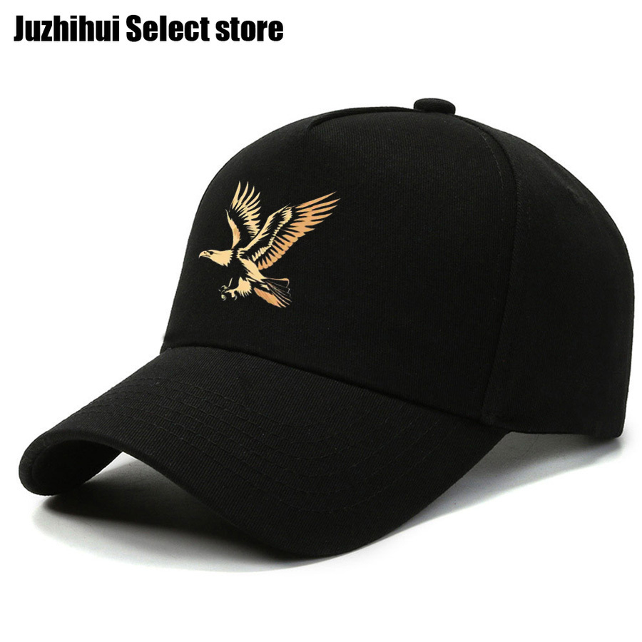 Corduroy Cap 5 Panel - Modieuze pet met adelaarprint, uniseks baseballpet,