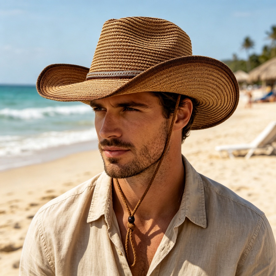 Retro Western Cowboy strohoed  - Cowboy Hat Straw recensie en prijs