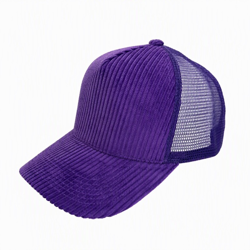 Op maat gemaakte geborduurde l - Corduroy Cap 5 Panel recensie en prijs